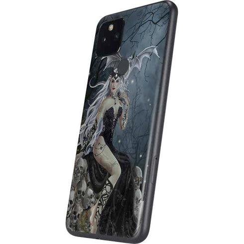 Gothic Queen with Silver Dragon by Nene Thomas Google Pixel 5a Skin